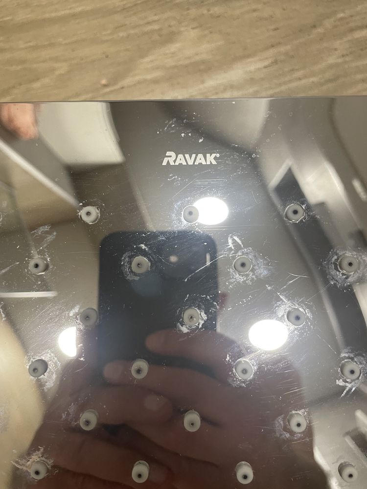 Верхний душ Ravak Slim Chrome 300x300 мм