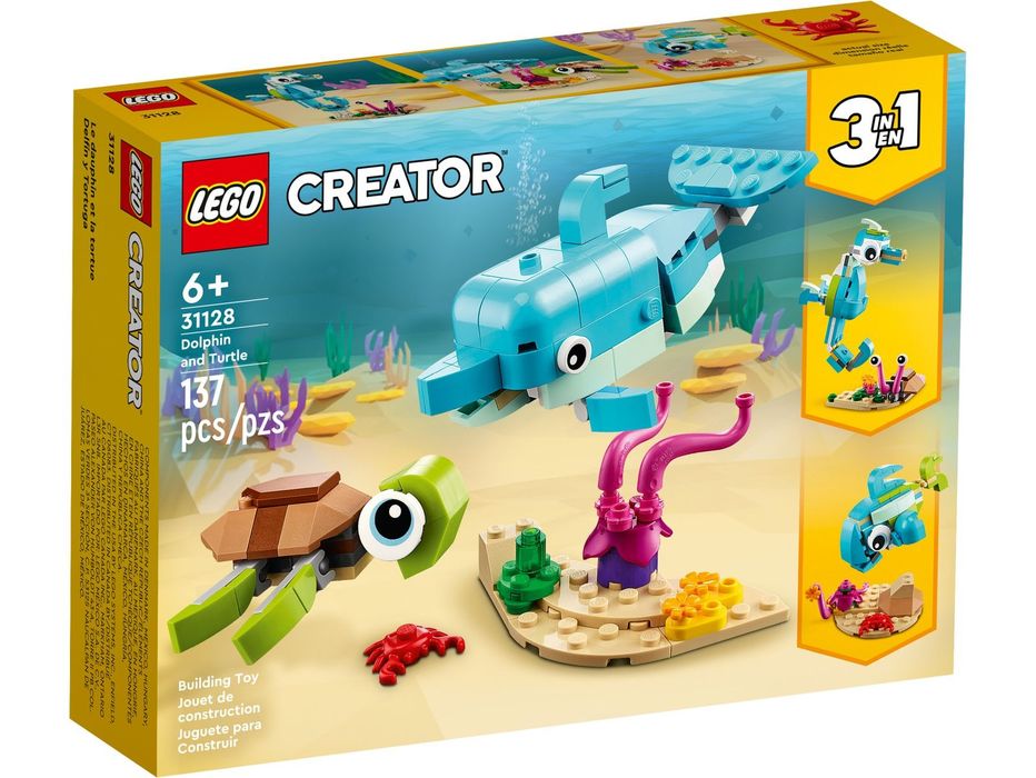 LEGO® 31128 Creator 3w1 - Delfin i żółw
