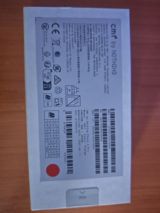 ‼️Хит Nothing Cmf phone 2 Pro (8/256, Orange, Dimencity 7300)