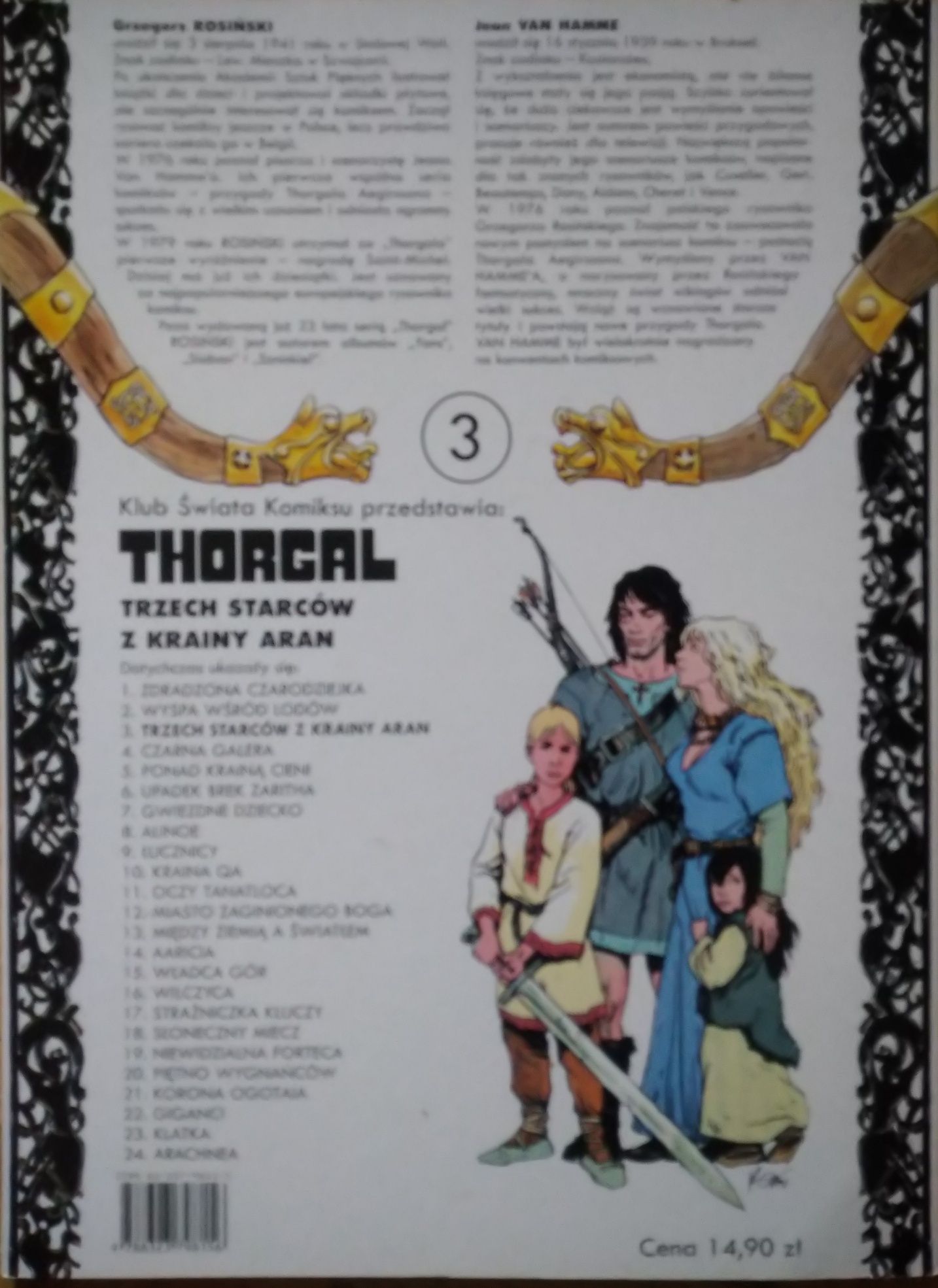 Thorgal. Trzech starców. Rosiński Van Hamme