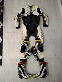 Kombinezon motocyklowy alpinestars + buty + rękawice