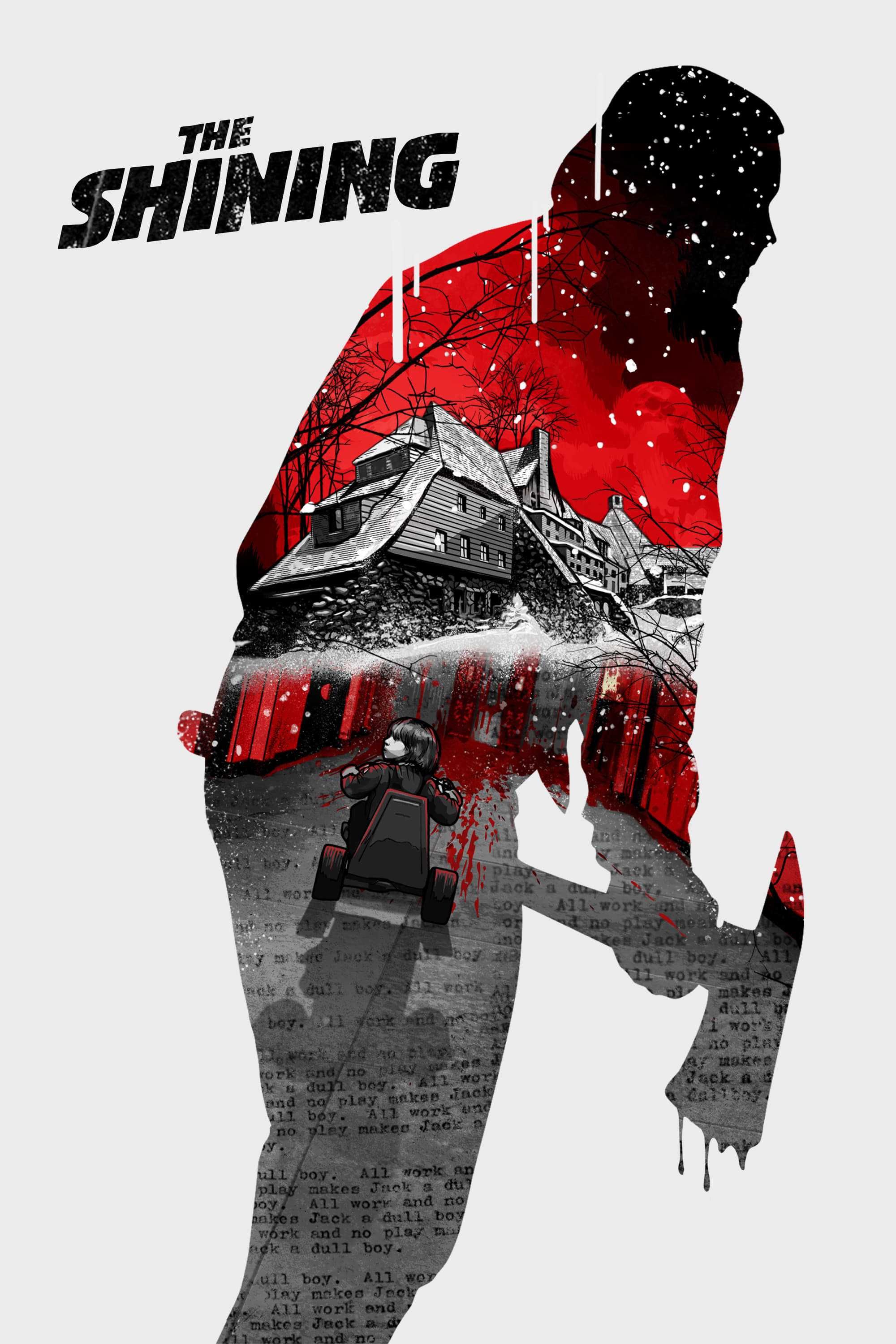 "Сяйво" (The Shining) – культовий постер для фанатів Стівена Кінга
