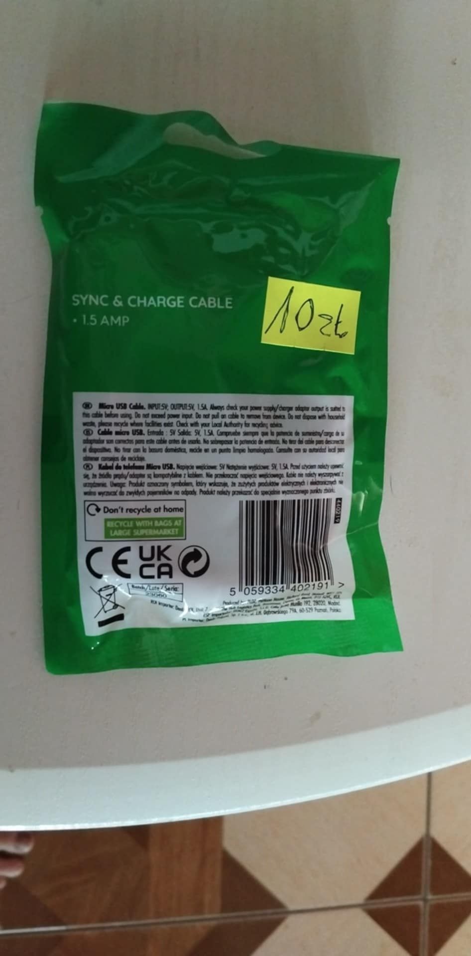 Kabel USB typu c