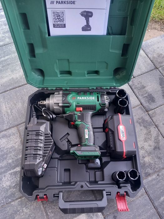 Klucz udarowy akumulatorowy Parkside