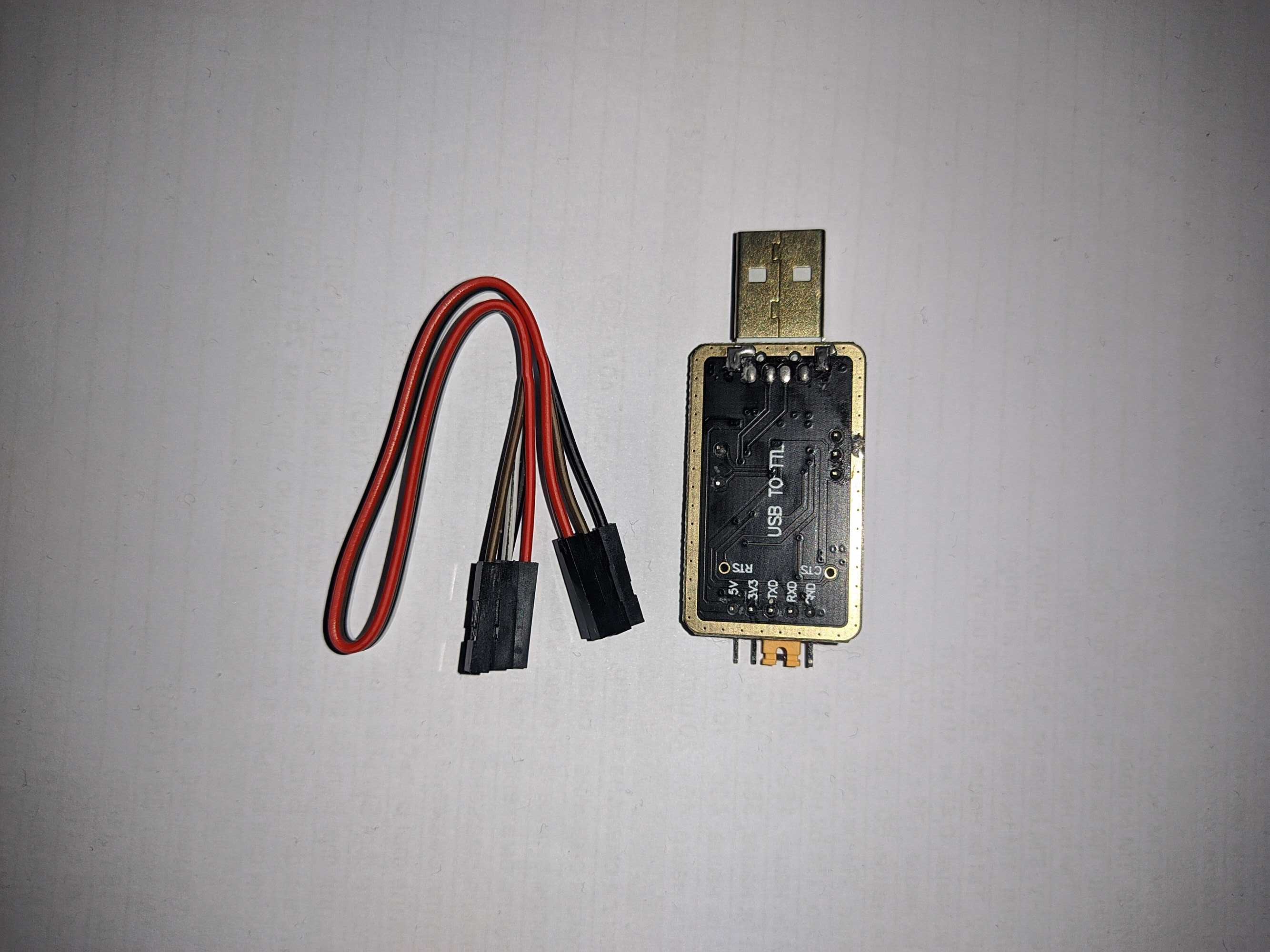 Преобразователь интерфейсов USB-TTL UART CH340G 5pin + кабель