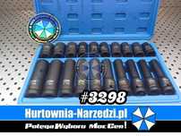 Nasadki udarowe długie i krókie 10-19mm 1/2" Nasadki udarowe