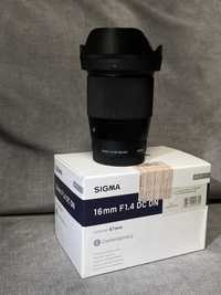 Sigma 16mm F1.4 DC DN Contemporary (Sony E)