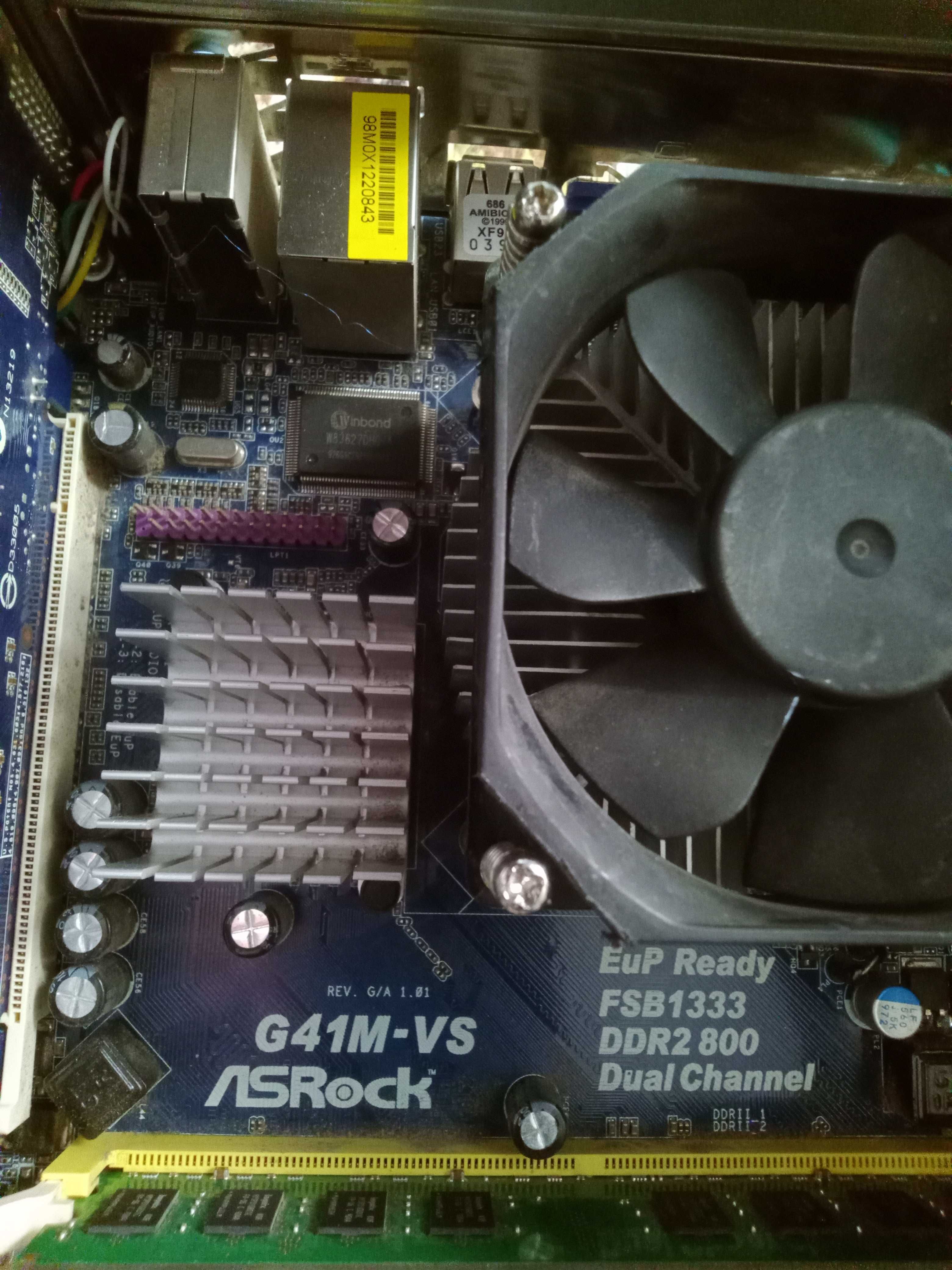 ПК.Windows7,CELERON E3400,2.68GHz,500Gb,DDR2 2Gb.