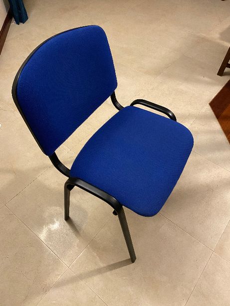 Krzesło biurowe Nowy Styl ISO niebieskie