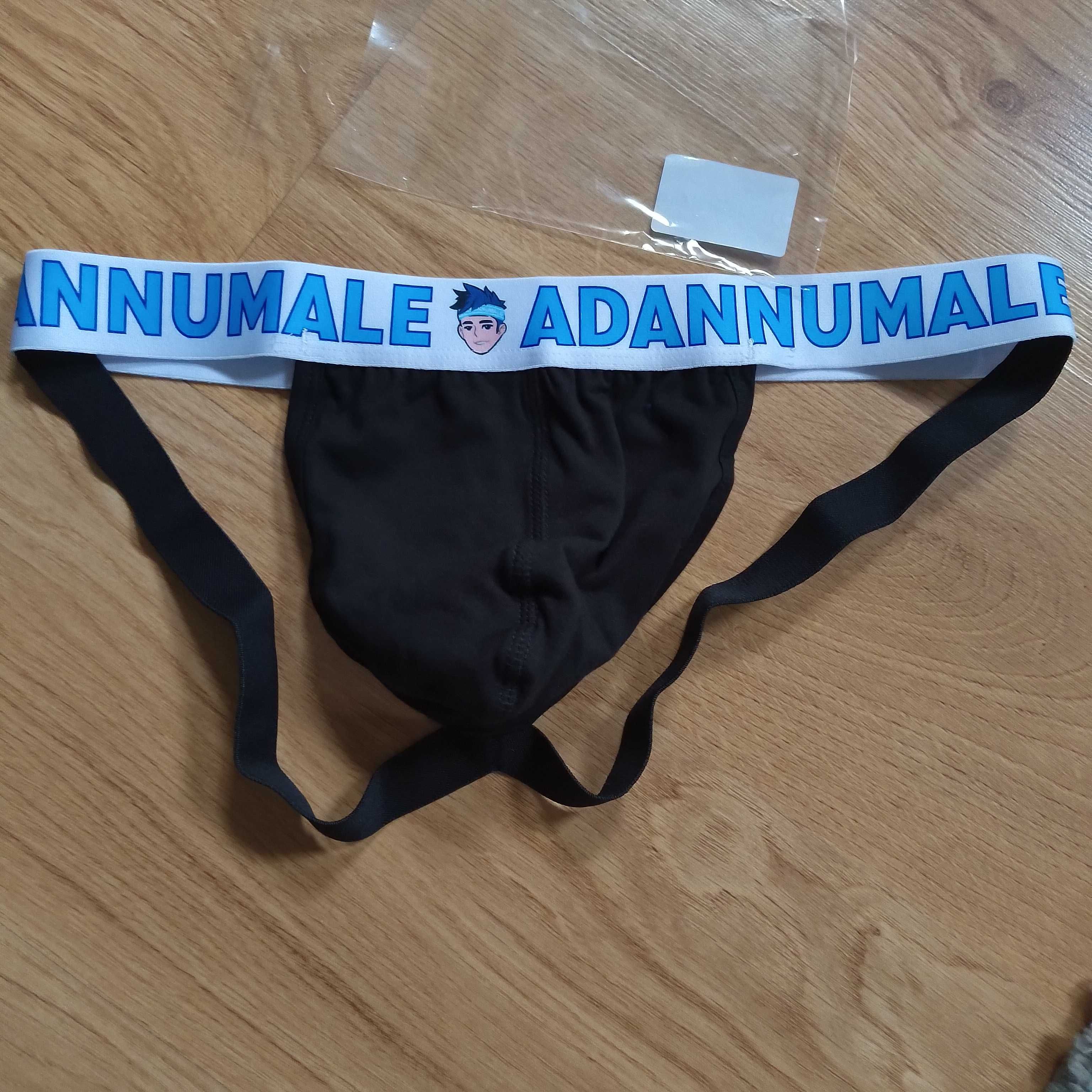 Sexowne majtki jockstraps adannu XL czarne