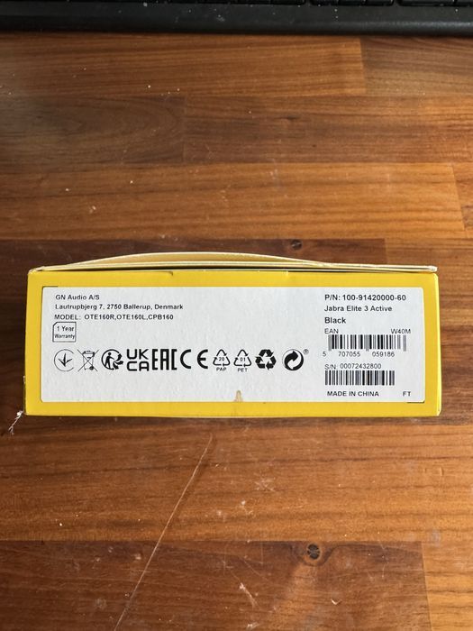 słuchawki Jabra Elite 3 Active ANC nowe