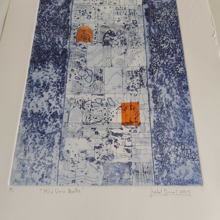 Serigrafia - Mil e Uma Noites - Isabel Pyrrait 2005 - Primeira Cópia