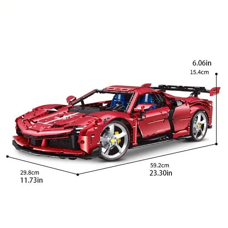 Конструктор Technic Ferrari. Масштаб 1:8. 3982 деталей.