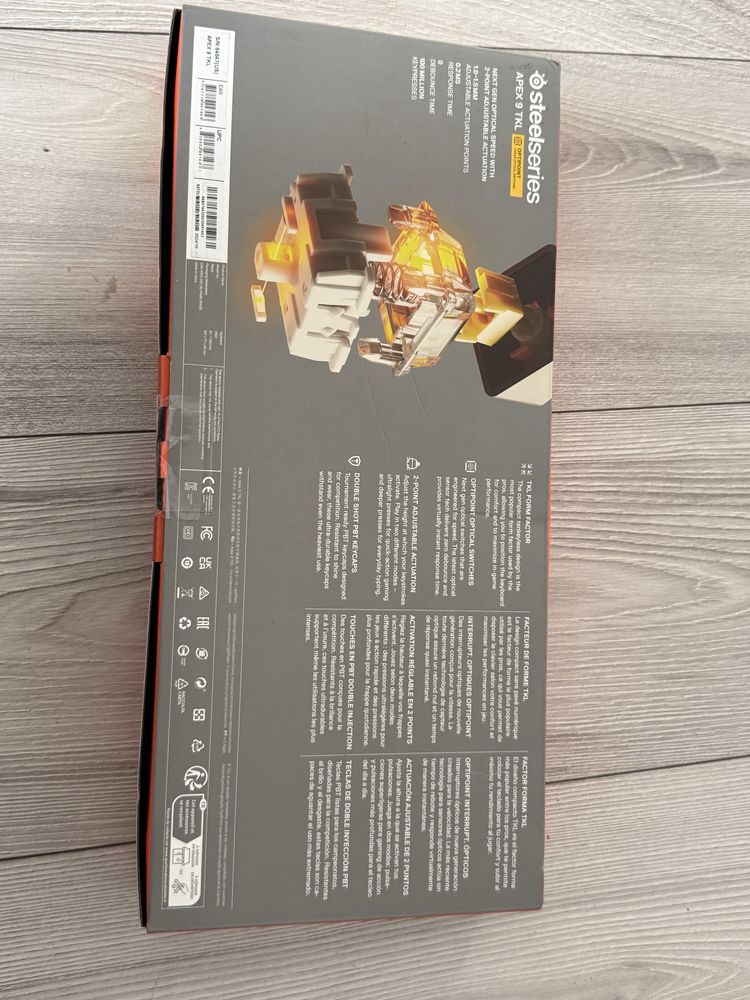 Klawiatura mechaniczna SteelSeries TKL 9 - GAMINGOWA