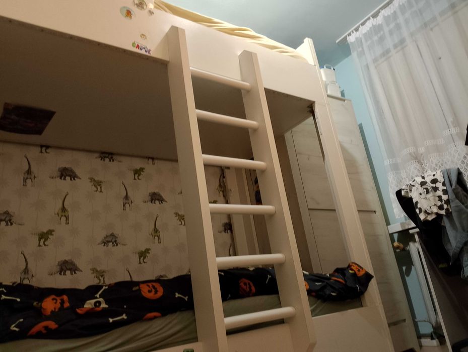 Łóżko piętrowe wzmocnione