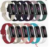 Silikonowy pasek do zegarków Fitbit Luxe turkusowy TopPerfekt