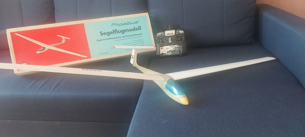 Model mini szybowca Phoebus vintage