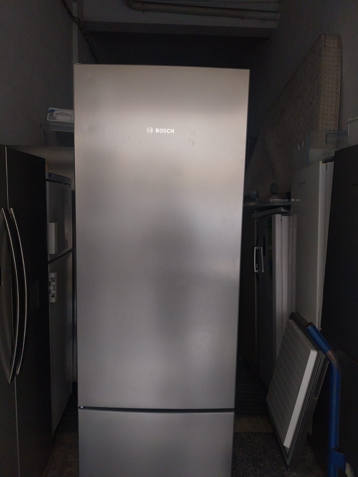 frigorifico bosch combinado cinza