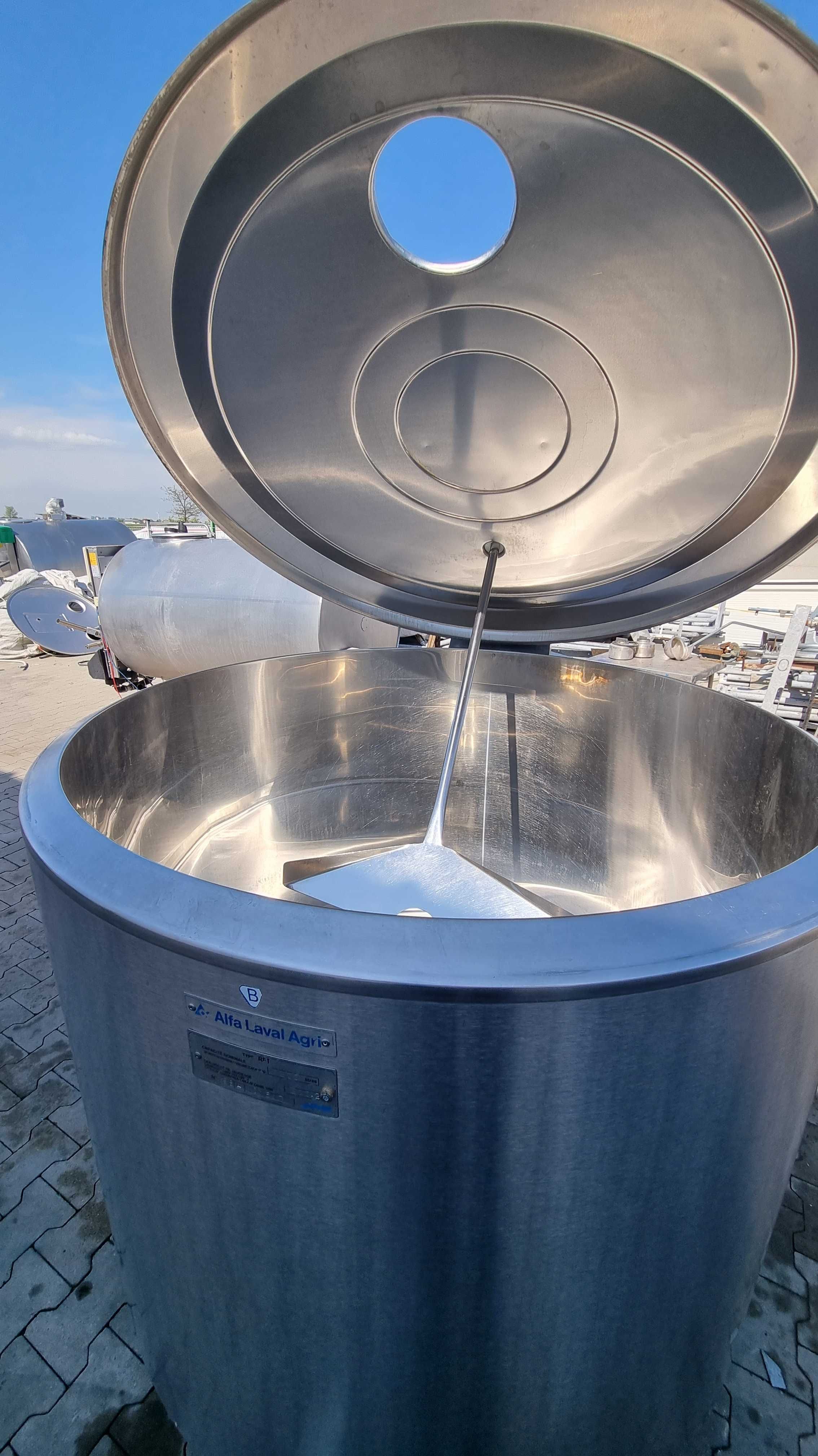 Schładzalnik zbiornik okrągły chłodnia do mleka 1200 Litrów GWARANCJA