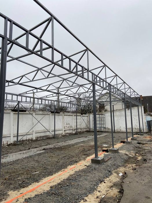 Металоконструкції  Ангари Цехи Склад  Зварювальні роботи