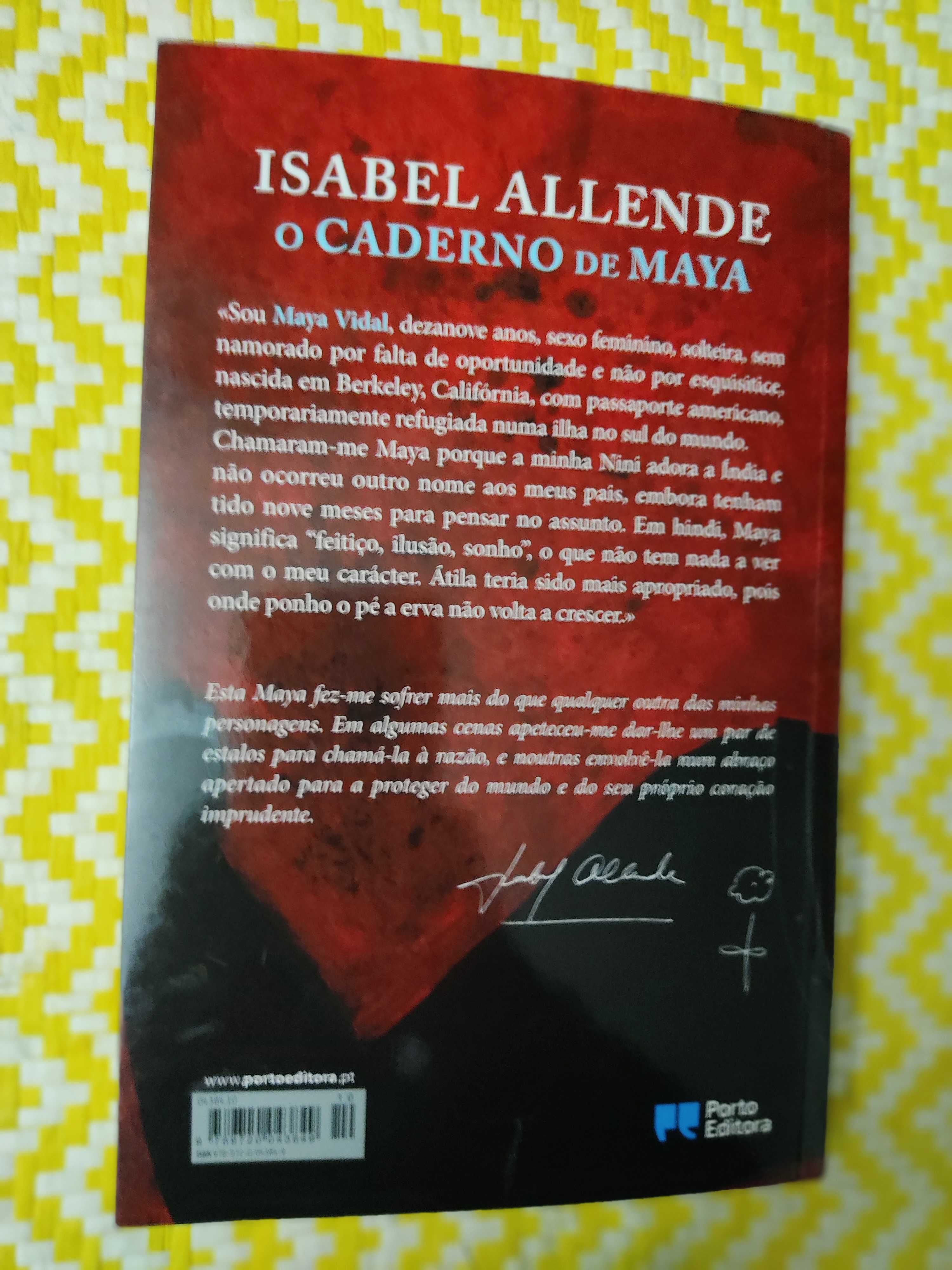 O CADERNO DE MAYA
de Isabel Allende