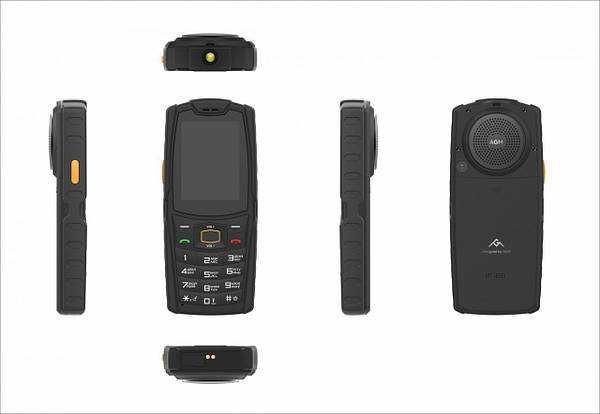 4G Кнопочний Андроїд 8 AGM M7 2/16GB IP69K, 2500 mAh Гучний 109 дБ