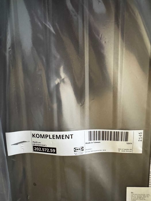 2 x półka na buty IKEA KOMPLEMENT 70 x 35 cm