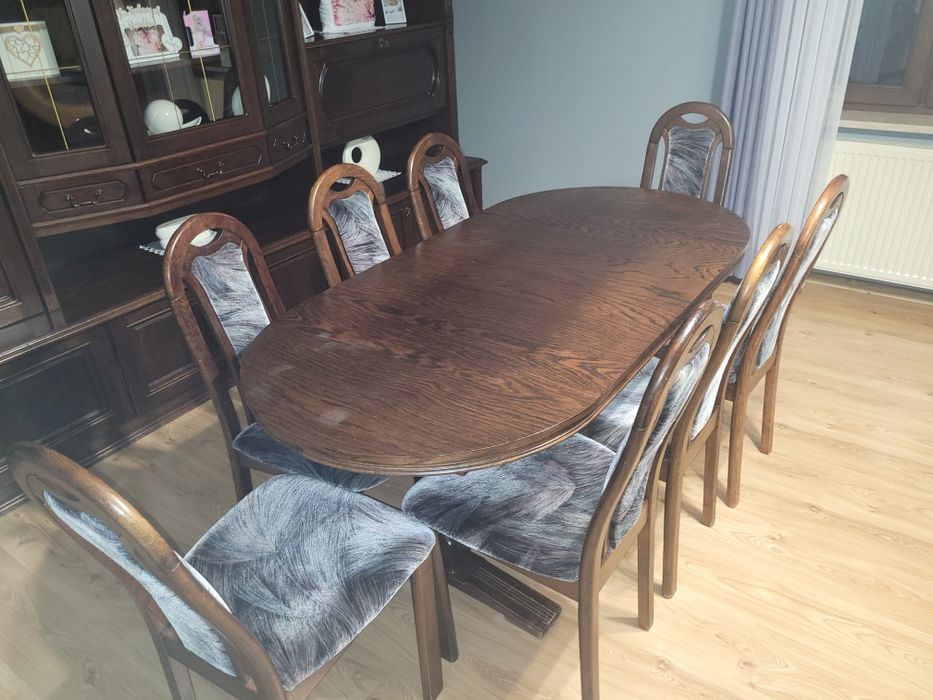 Duży Stół + 8 krzeseł