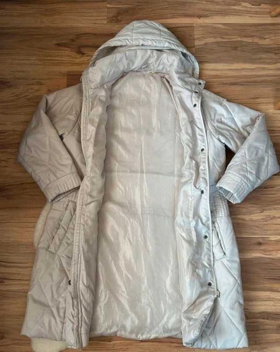 Pikowany płaszcz damski wiosenny przejściowy rozmiar uniwersalny m-xl