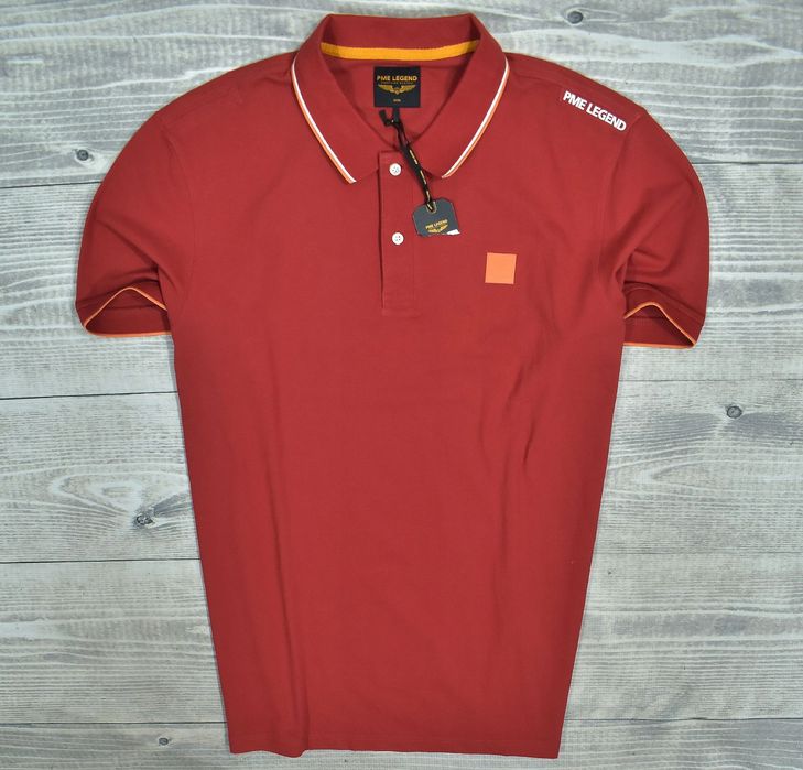Pme Legend Męska Czerwona Koszulka Polo Xxxl