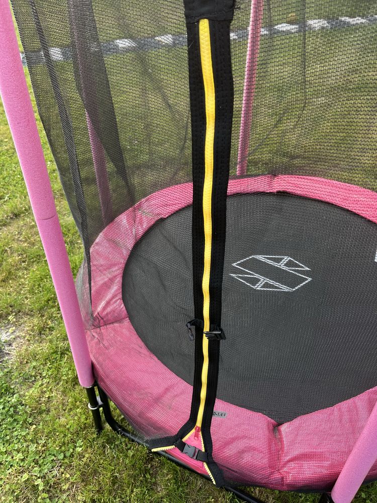 Trampolina 140cm rozowa nowa