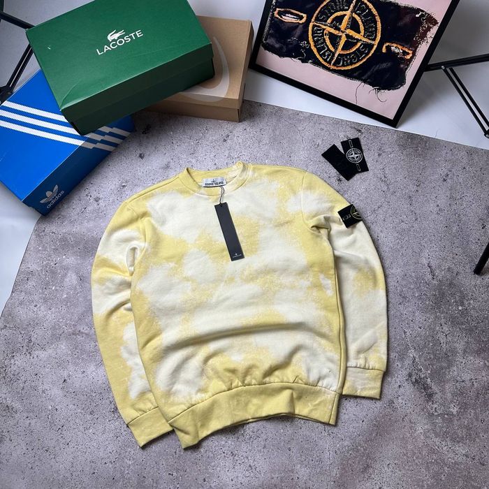 Світшот S.I. жовтий тай дай S,M,L,XL