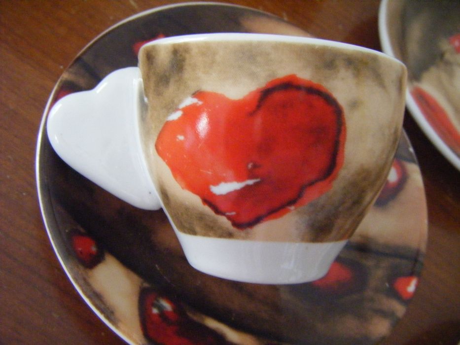 Conjunto de chávenas Namorados