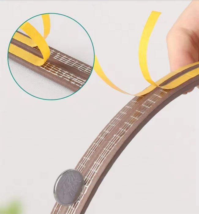 Самоклеючий ущільнювач D 10 метрів  6мм х 9мм