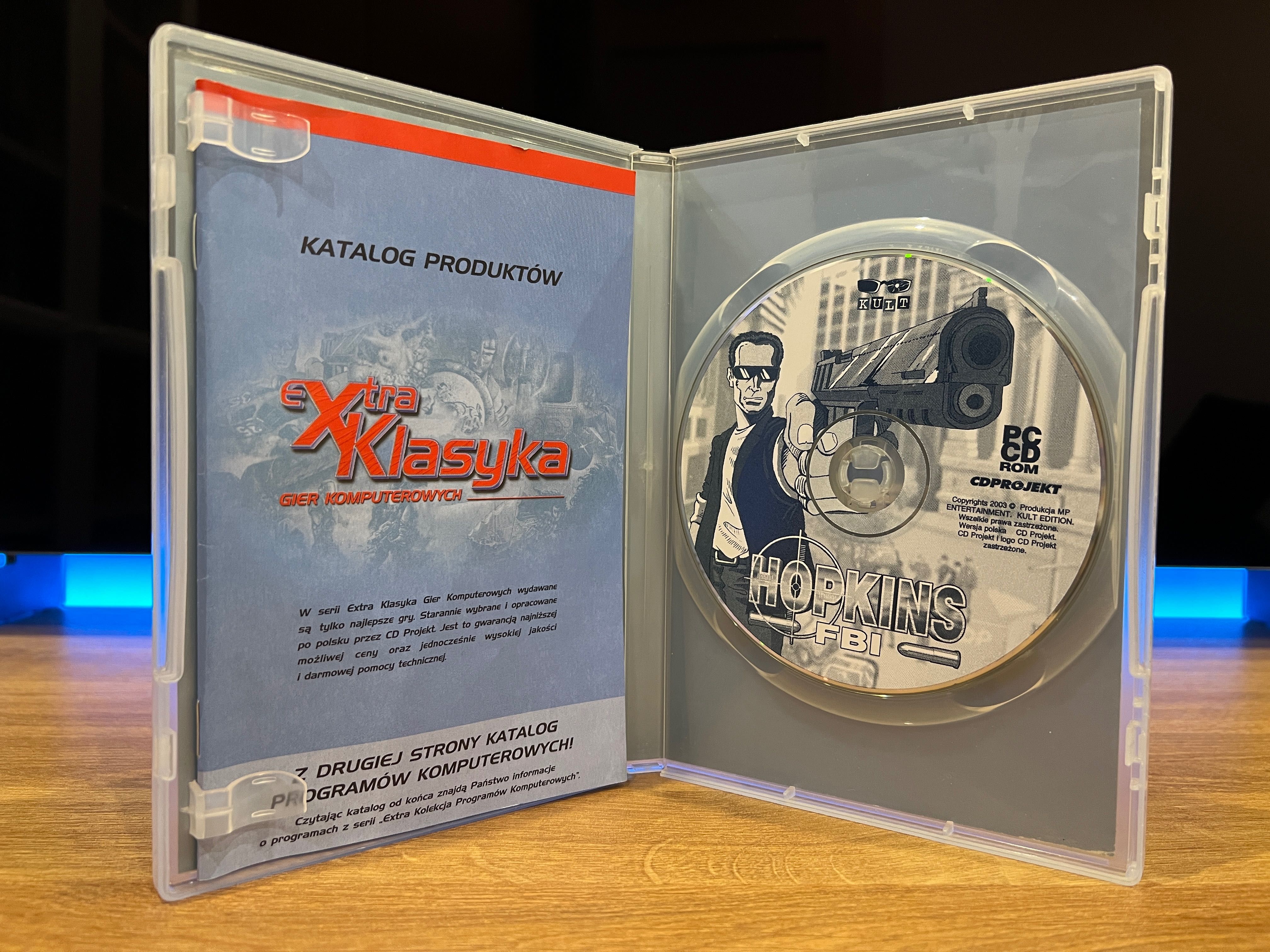 Hopkins FBI gra (PC PL 1998) polskie wydanie eXtra Klasyka