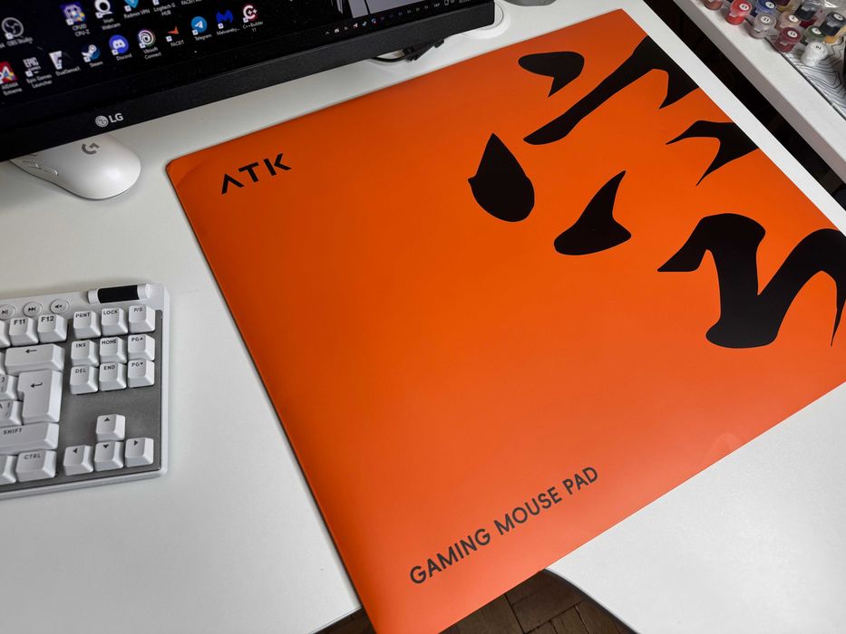 Ігровий килимок для миші ATK Sky XSoft ORANGE eSport 490 x 420 x 4 мм