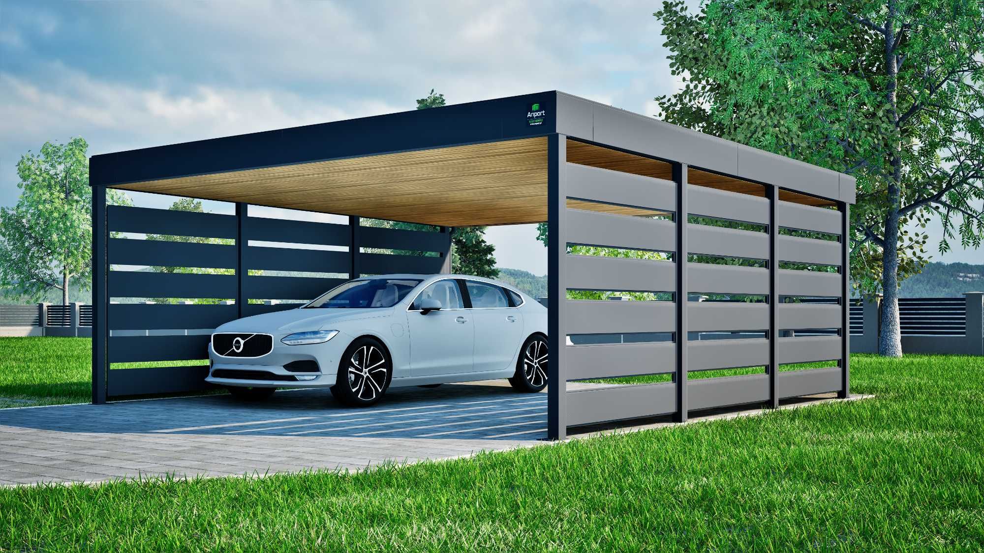 Carport 6x5,5, wiaty garażowe, wiata na samochód, wiata stalowa