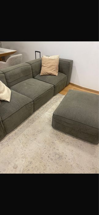 Vendo sofá com chaise longue em muito bom estado
