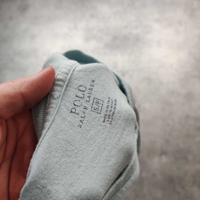 MĘSKA Koszulka Bawełna PREMIUM V Kołnierzyk Morska Polo Ralph Lauren