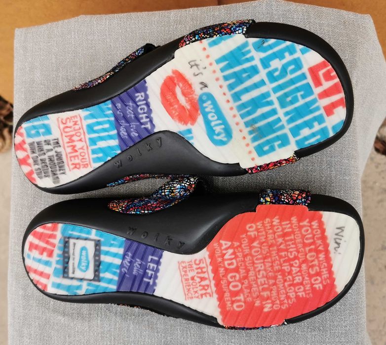 37 р. кожаные шлепанцы вьетнамки босоножки Wolky O Connor