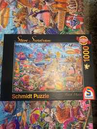 Szmidt puzzle 1000 el. Steve Sumdram, zwierzaki na plaży