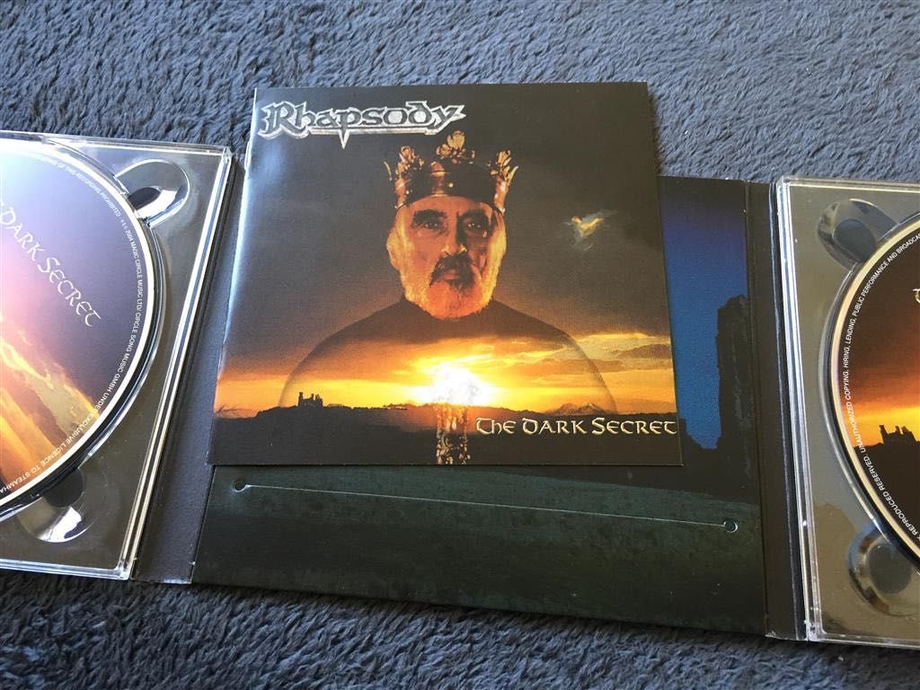 RHAPSODY - The Dark Secret Limited Edition Digipak 1st Press 2CD RAR