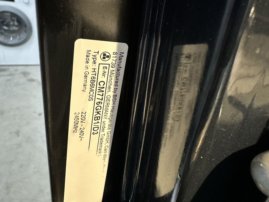 Духова шафа з мікрохвильовкою  Siemens CM776GKB1/D3