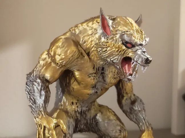 Lycanthrope - Figura de Homem-Lobo Detalhada