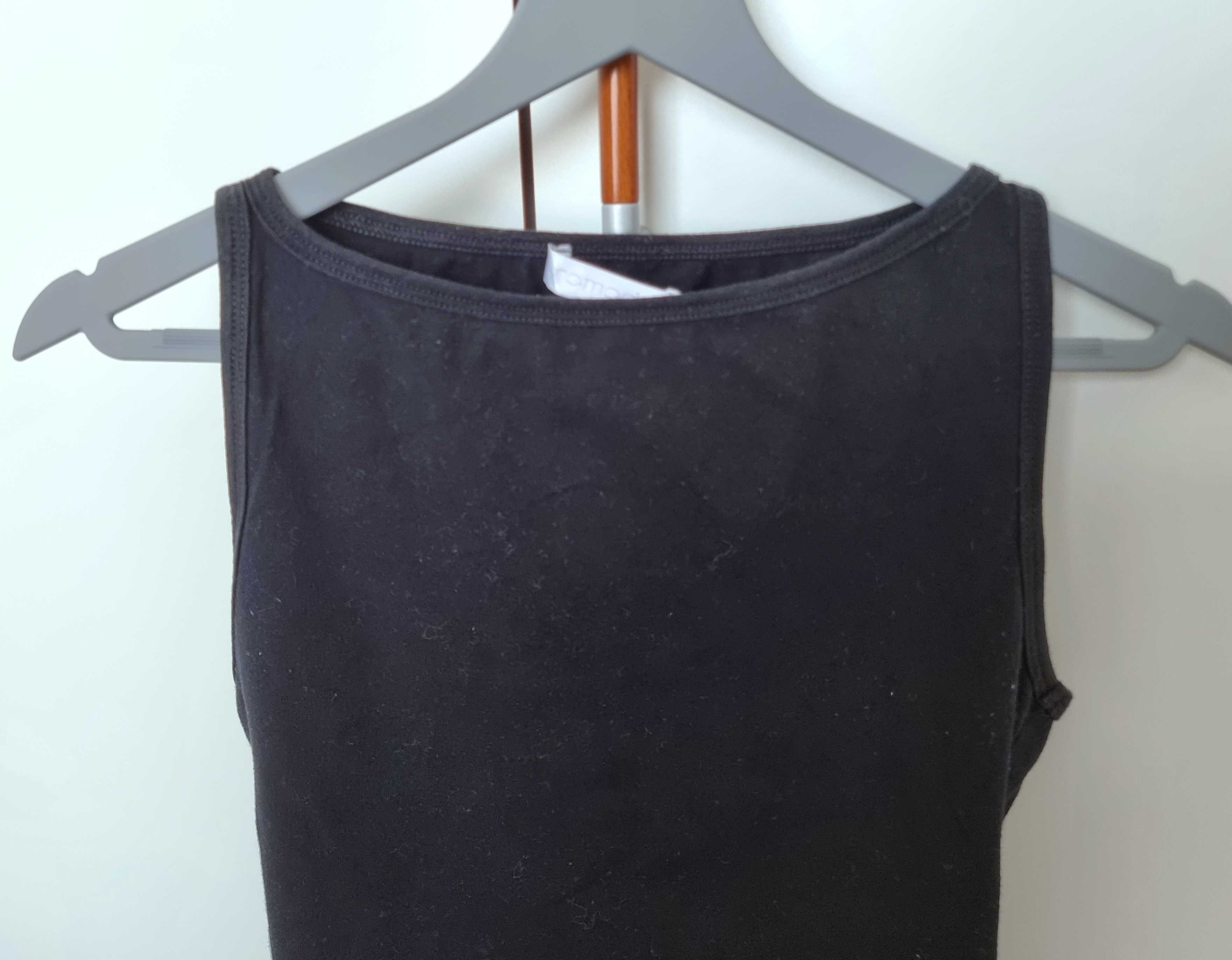 Top preto justo Promod, tamanho XS
