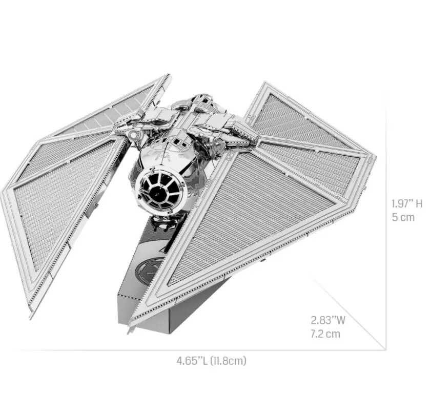 Star Wars Metalowe Puzzle 3D model  Rogue One: Tie Striker