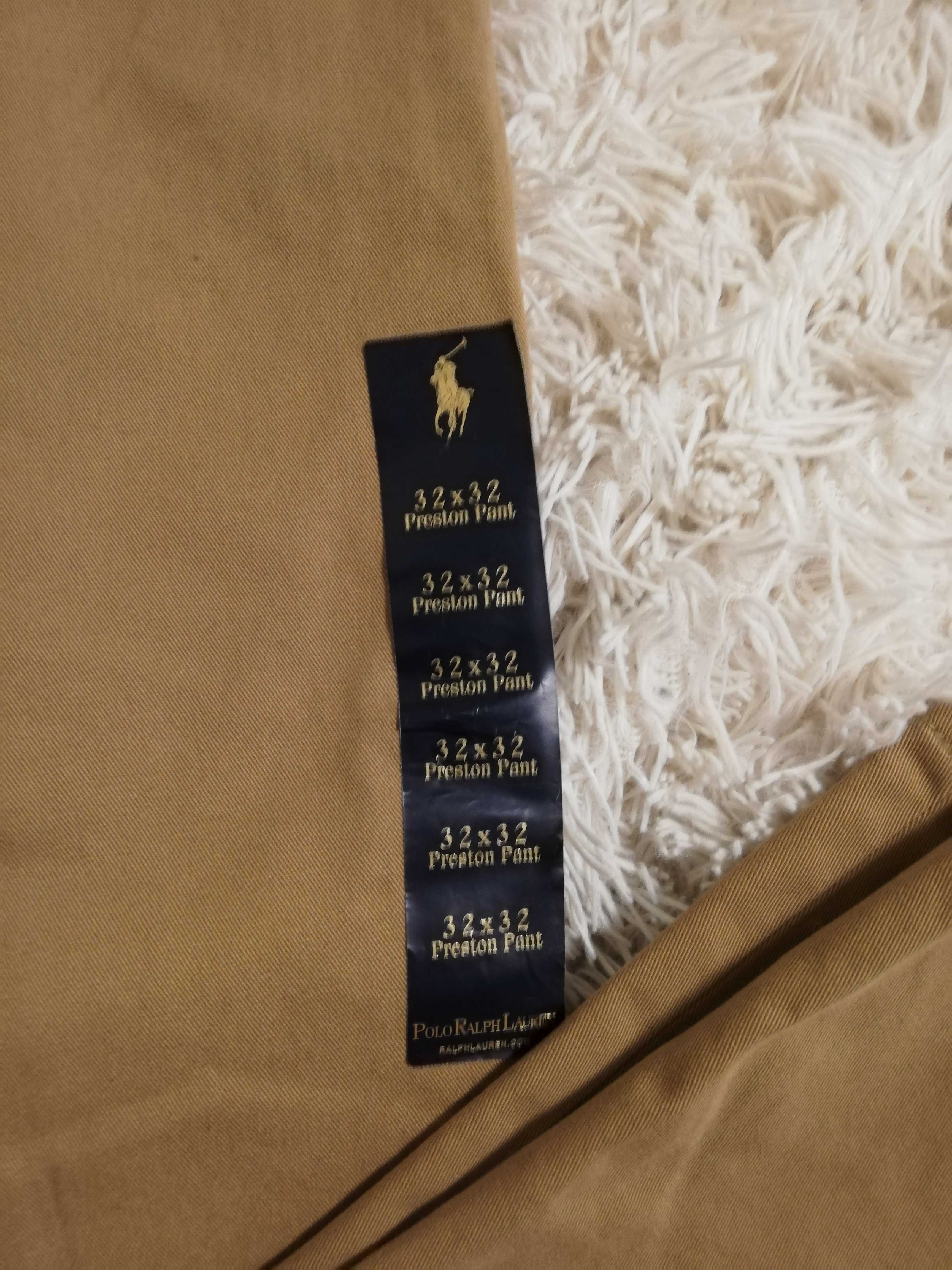 spodnie Polo by Ralph Lauren nowe z metkami 32x32 brąz