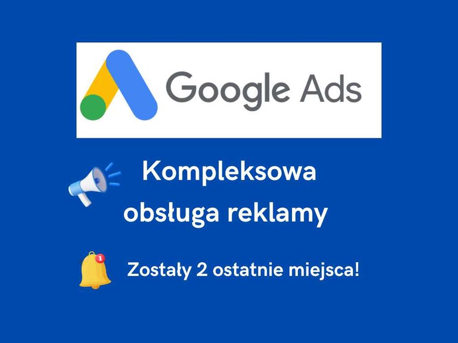 Reklama Google Ads Obsługa Kampanii Adwords Freelancer Specjalista