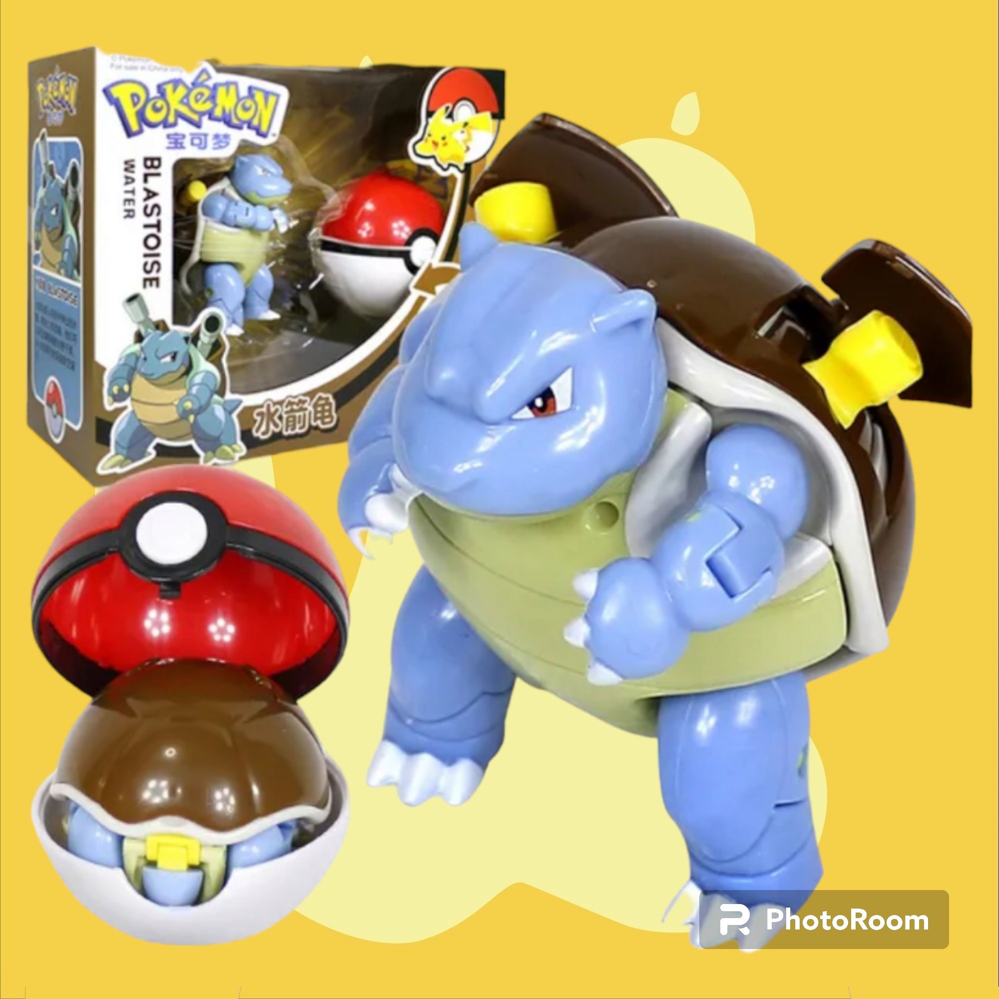Świetna figurka pokemon rozkładana oraz PokeBall w zestawie