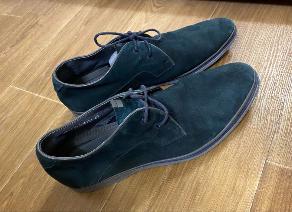 Мужские замшевые туфли